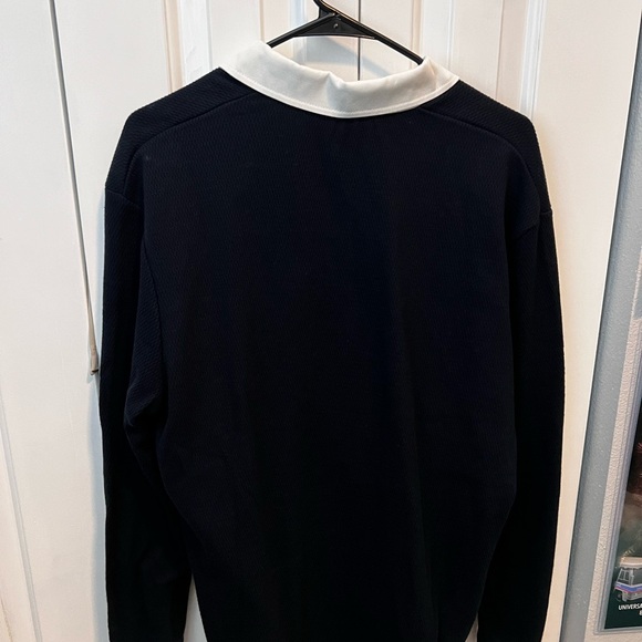 Zara Collared Sweatshirt Navy Blue (Medium) - Picture 2 of 3